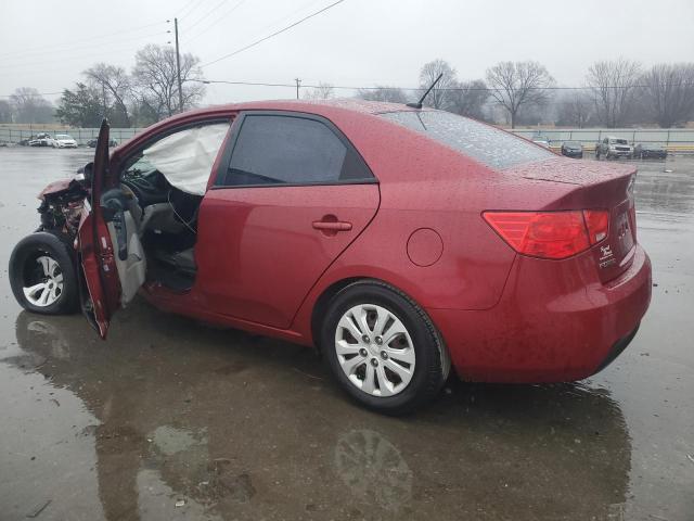 KNAFU4A25A5047919 - 2010 KIA FORTE EX RED photo 2