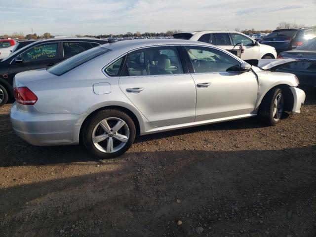 1VWBP7A34CC041401 - 2012 VOLKSWAGEN PASSAT SE SILVER photo 3