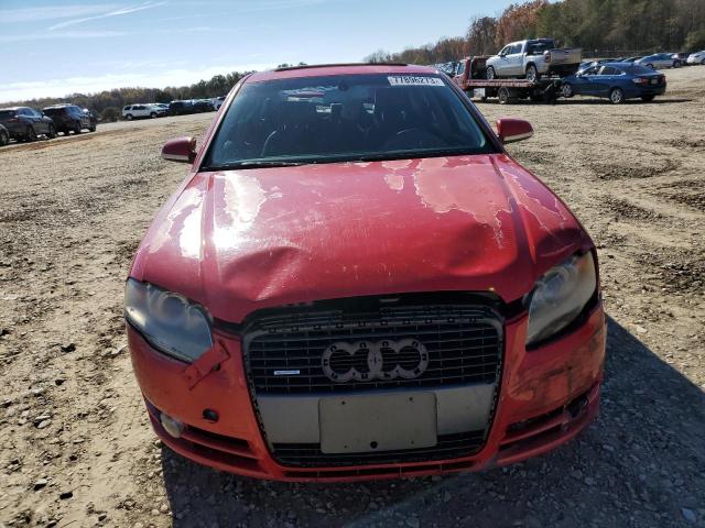 WAUDG78E16A025270 - 2006 AUDI A4 3.2 QUATTRO RED photo 5