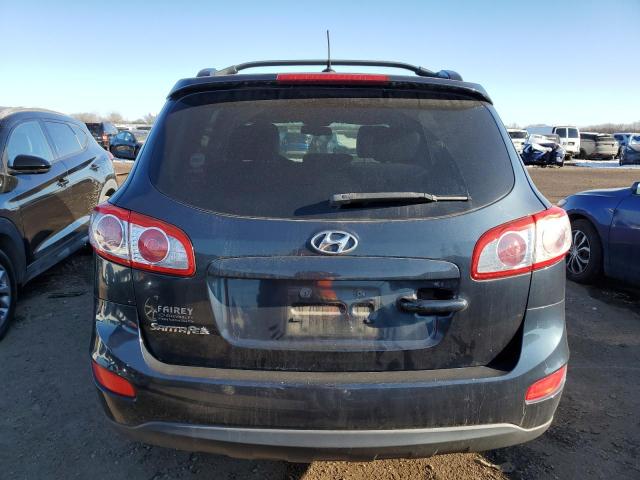 5XYZH4AG1CG139040 - 2012 HYUNDAI SANTA FE SE BLUE photo 6