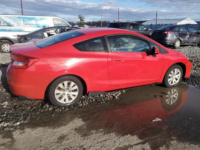 2HGFG3B52CH552651 - 2012 HONDA CIVIC LX RED photo 3