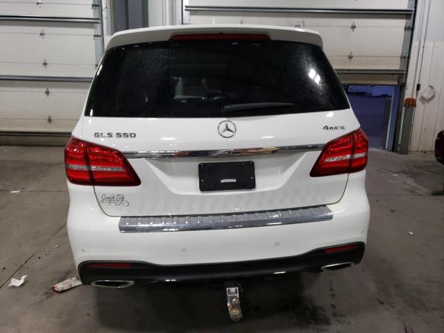 4JGDF7DE9JB050265 - 2018 MERCEDES-BENZ GLS 550 4MATIC WHITE photo 6