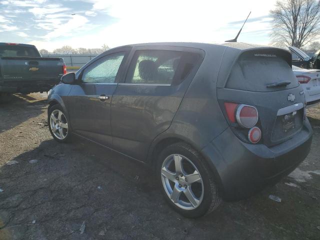 1G1JF6SB4C4228254 - 2012 CHEVROLET SONIC LTZ GRAY photo 2