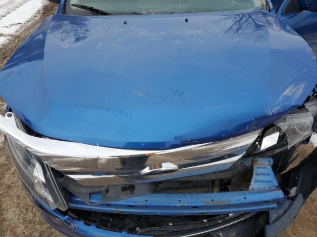 3FAHP0HG5CR211429 - 2012 FORD FUSION SE BLUE photo 11