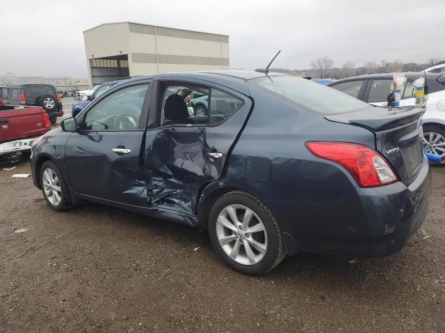 3N1CN7AP9FL835970 - 2015 NISSAN VERSA S BLUE photo 2