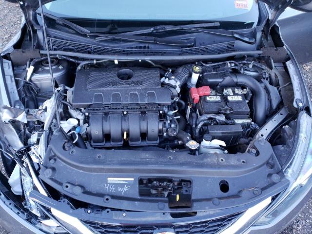 3N1AB7AP0KY276550 - 2019 NISSAN SENTRA S GRAY photo 11