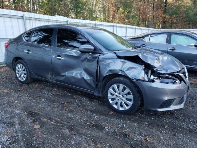 3N1AB7AP0KY276550 - 2019 NISSAN SENTRA S GRAY photo 4