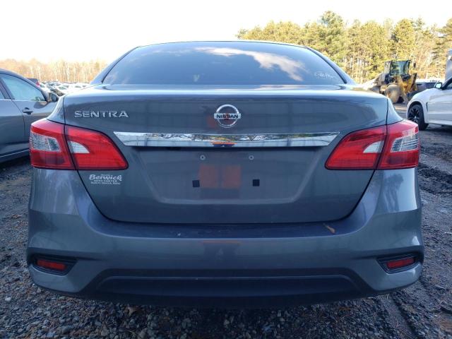 3N1AB7AP0KY276550 - 2019 NISSAN SENTRA S GRAY photo 6