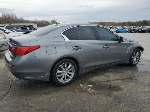 JN1BV7ARXFM412866 - 2015 INFINITI Q50 BASE GRAY photo 3