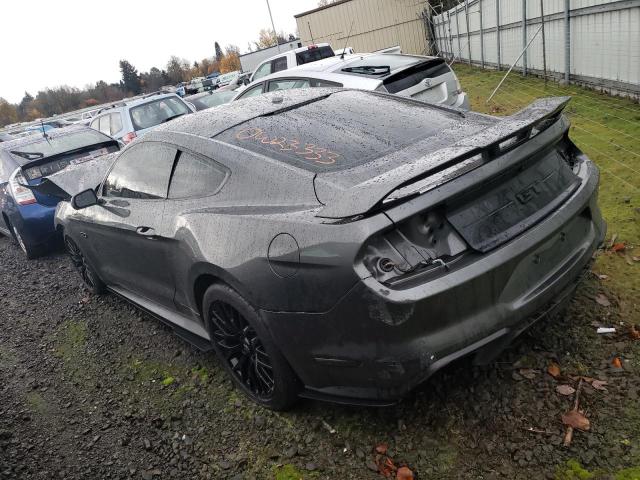 1FA6P8CFXJ5114702 - 2018 FORD MUSTANG GT GRAY photo 2