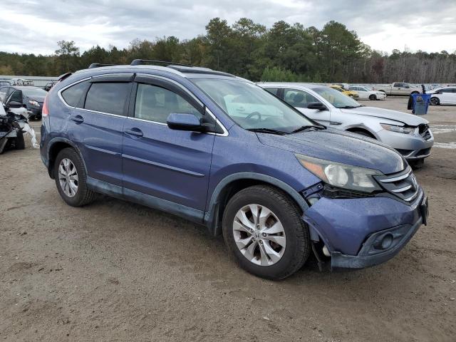 JHLRM3H7XCC002522 - 2012 HONDA CR-V EXL BLUE photo 4