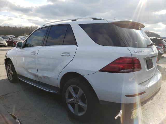 4JGDA0EB6GA648046 - 2016 MERCEDES-BENZ GLE 300D 4MATIC WHITE photo 2