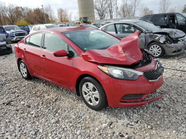 KNAFK4A66G5470042 - 2016 KIA FORTE LX RED photo 4