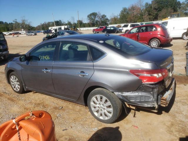 3N1AB7AP8HY340634 - 2017 NISSAN SENTRA S GRAY photo 2