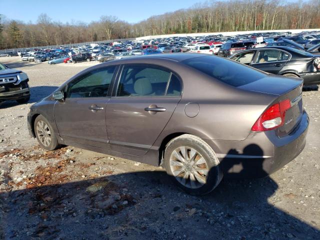 2HGFA1F84BH519644 - 2011 HONDA CIVIC EX GRAY photo 2