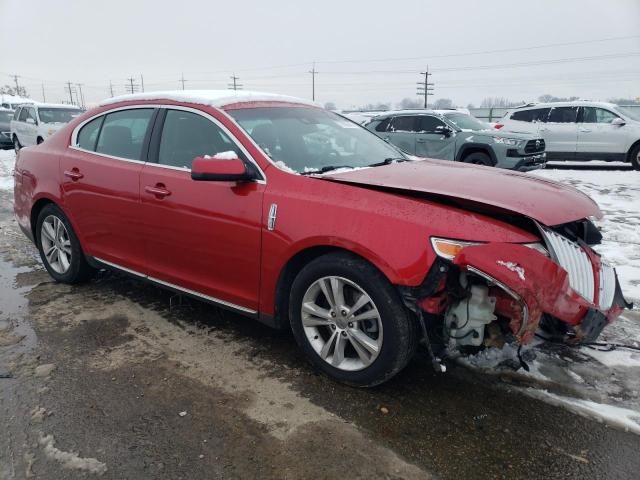 1LNHL9DR6AG616328 - 2010 LINCOLN MKS RED photo 4