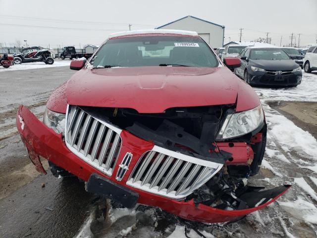 1LNHL9DR6AG616328 - 2010 LINCOLN MKS RED photo 5