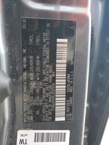 5TDGZRAH0LS507656 - 2020 TOYOTA HIGHLANDER XLE Boz foto 12