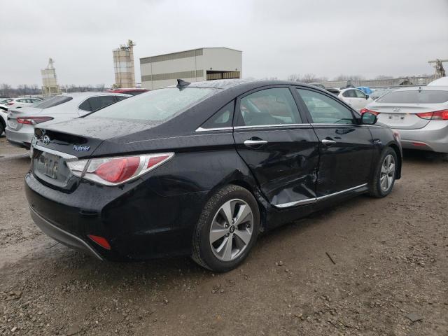 KMHEC4A45CA020261 - 2012 HYUNDAI SONATA HYBRID BLACK photo 3