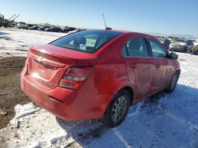 1G1JD5SH9H4132776 - 2017 CHEVROLET SONIC LT RED photo 3