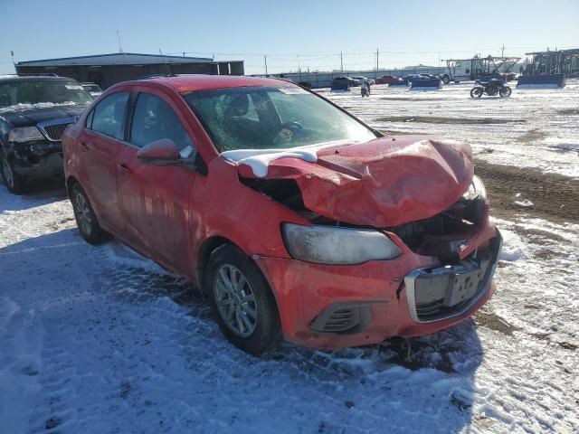 1G1JD5SH9H4132776 - 2017 CHEVROLET SONIC LT RED photo 4