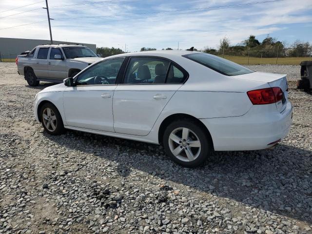 3VWLL7AJ6CM416850 - 2012 VOLKSWAGEN JETTA TDI WHITE photo 2