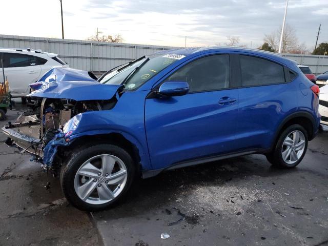 3CZRU6H50LM734762 - 2020 HONDA HR-V EX BLUE photo 1