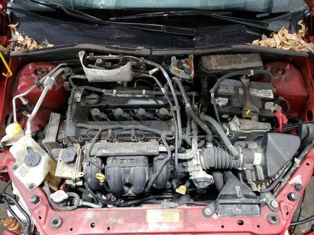 1FAHP3GNXAW189648 - 2010 FORD FOCUS SES RED photo 11