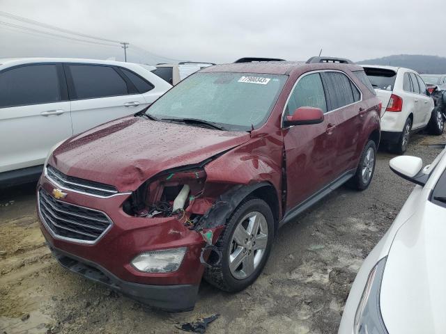 2GNALCEK2G1117124 - 2016 CHEVROLET EQUINOX LT RED photo 1