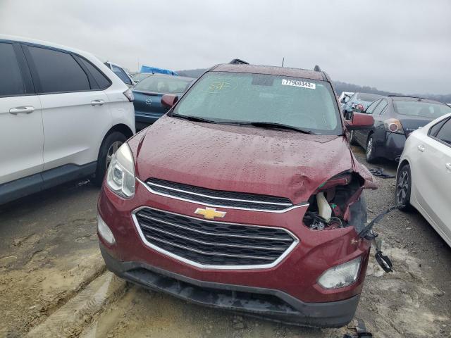 2GNALCEK2G1117124 - 2016 CHEVROLET EQUINOX LT RED photo 5