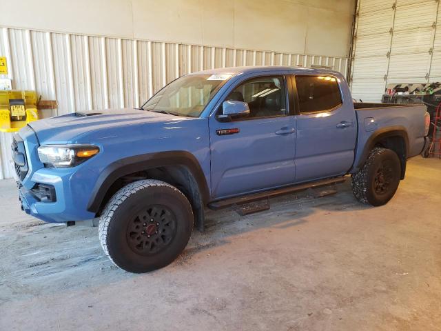 5TFCZ5AN4JX164824 - 2018 TOYOTA TACOMA DOUBLE CAB BLUE photo 1