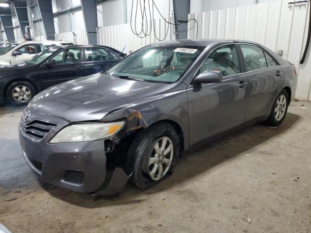 4T4BF3EK6BR179810 - 2011 TOYOTA CAMRY BASE GRAY photo 1