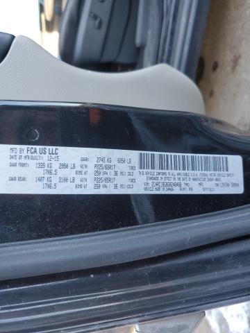 2C4RC1BG8GR246468 - 2016 CHRYSLER TOWN & COU TOURING BLACK photo 13