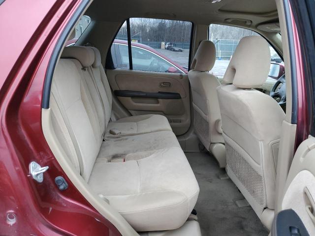 JHLRD78826C063335 - 2006 HONDA CR-V EX MAROON photo 10