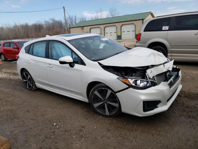 4S3GTAM65K3760842 - 2019 SUBARU IMPREZA SPORT WHITE photo 4