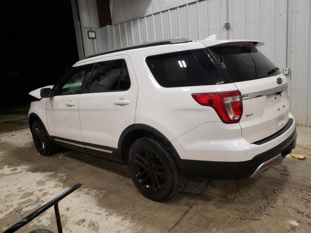 1FM5K7D89GGC70723 - 2016 FORD EXPLORER XLT WHITE photo 2