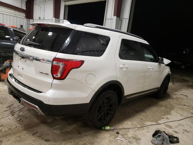 1FM5K7D89GGC70723 - 2016 FORD EXPLORER XLT WHITE photo 3