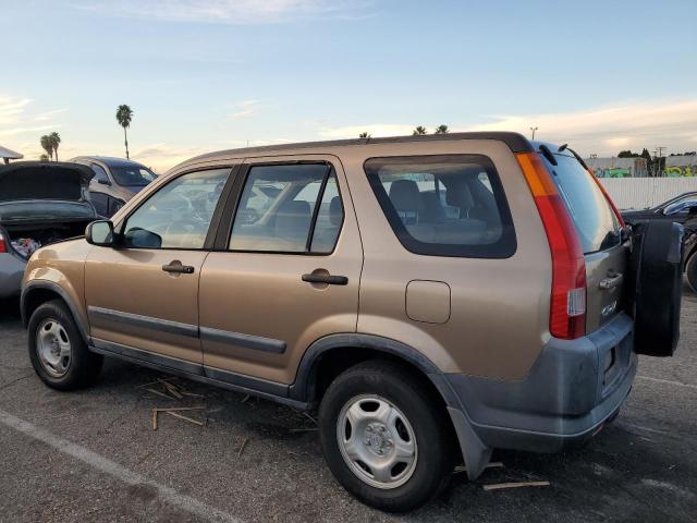 JHLRD68462C020246 - 2002 HONDA CR-V LX BROWN photo 2