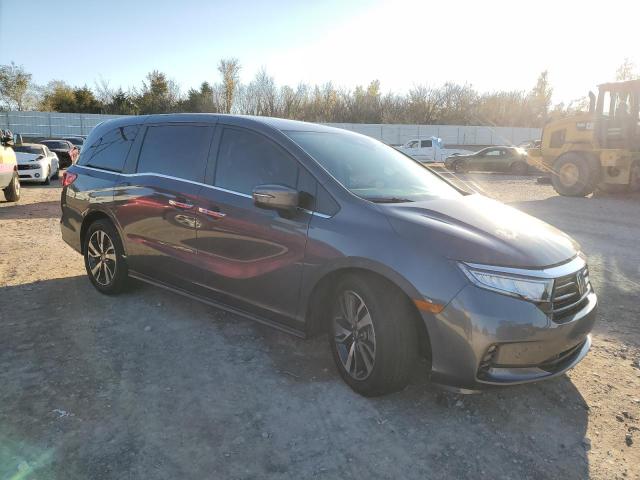 5FNRL6H85NB037713 - 2022 HONDA ODYSSEY TOURING GRAY photo 4