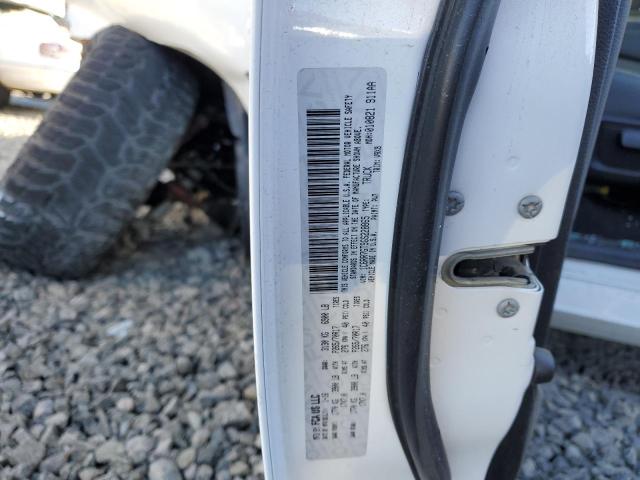 1C6RR7GT9GS228865 - 2016 RAM 1500 SLT WHITE photo 12