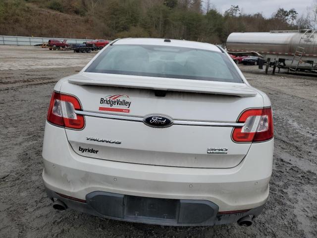 1FAHP2KT6AG126590 - 2010 FORD TAURUS SHO WHITE photo 6