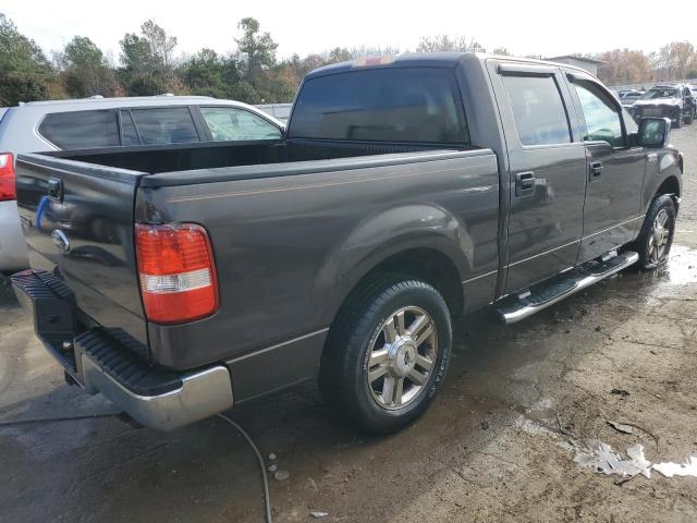 1FTRW12W46FA80146 - 2006 FORD F150 SUPERCREW GRAY photo 3