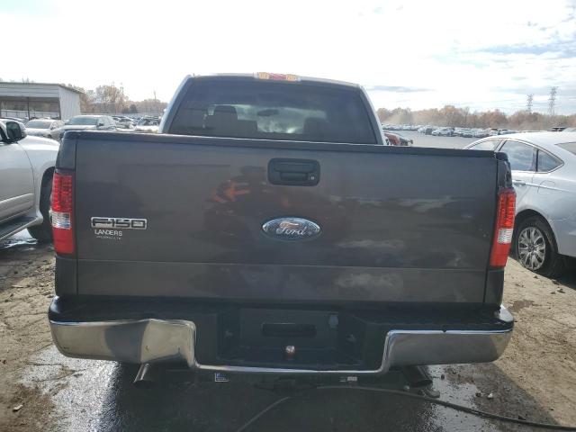 1FTRW12W46FA80146 - 2006 FORD F150 SUPERCREW GRAY photo 6