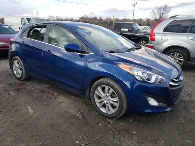 KMHD35LE9DU035210 - 2013 HYUNDAI ELANTRA GT BLUE photo 4