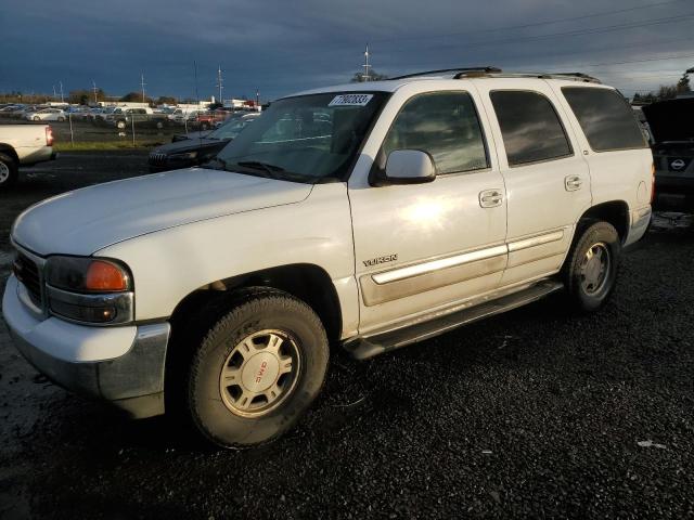 1GKEK13T61R160879 - 2001 GMC YUKON WHITE photo 1