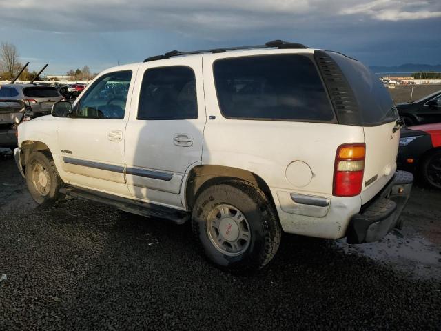 1GKEK13T61R160879 - 2001 GMC YUKON WHITE photo 2