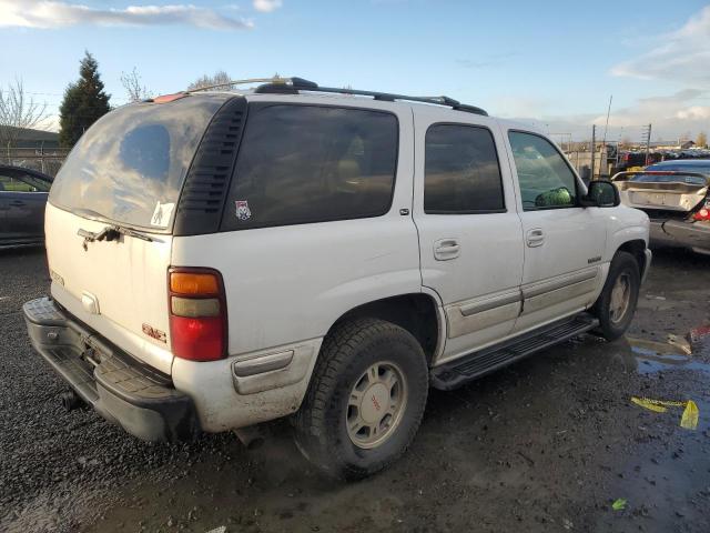 1GKEK13T61R160879 - 2001 GMC YUKON WHITE photo 3