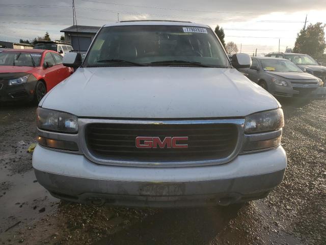 1GKEK13T61R160879 - 2001 GMC YUKON WHITE photo 5