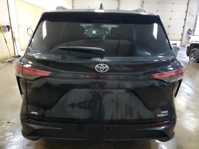 5TDDSKFC3NS057791 - 2022 TOYOTA SIENNA XSE BLACK photo 6