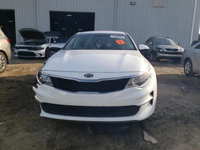 5XXGT4L38GG020251 - 2016 KIA OPTIMA LX WHITE photo 5